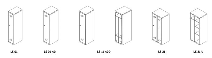 Шкафы индивидуального пользования и антресоли LS 01
